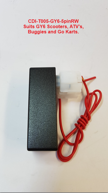 CDI-T005-GY6125-5pin-RW, Scooters, ATV's, Buggies, Go Karts, Pit Bikes. image 3