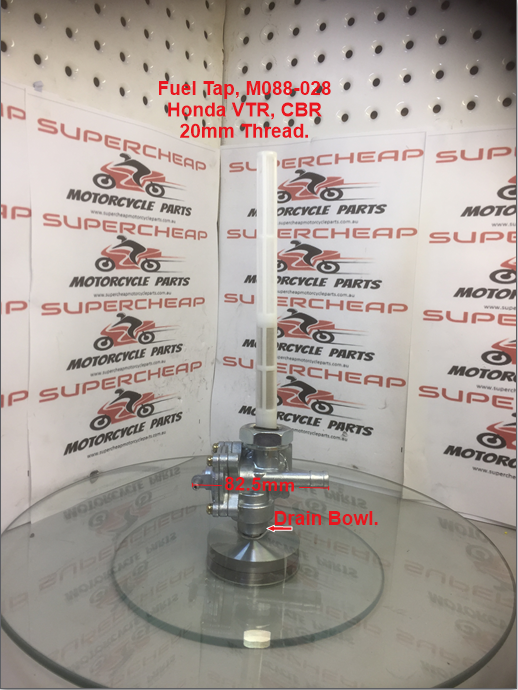 Fuel Tap, M088-028, Honda CBR, VTR, VFR models. image 3