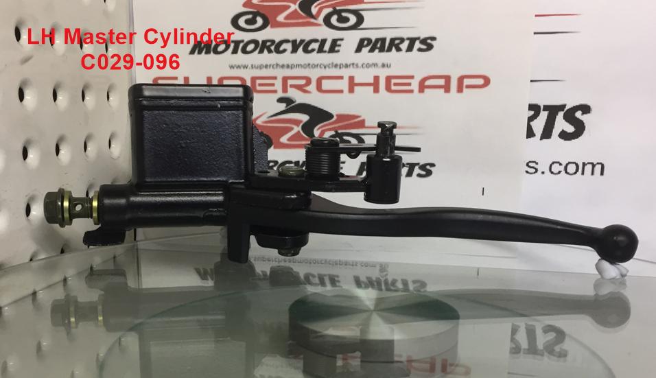Left Hand Master Cylinder, C029-096, ATVs, Scooters, with lock out. image 1