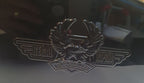 Laro Regal Raptor black embossed side covers, 1 PAIR. image 2