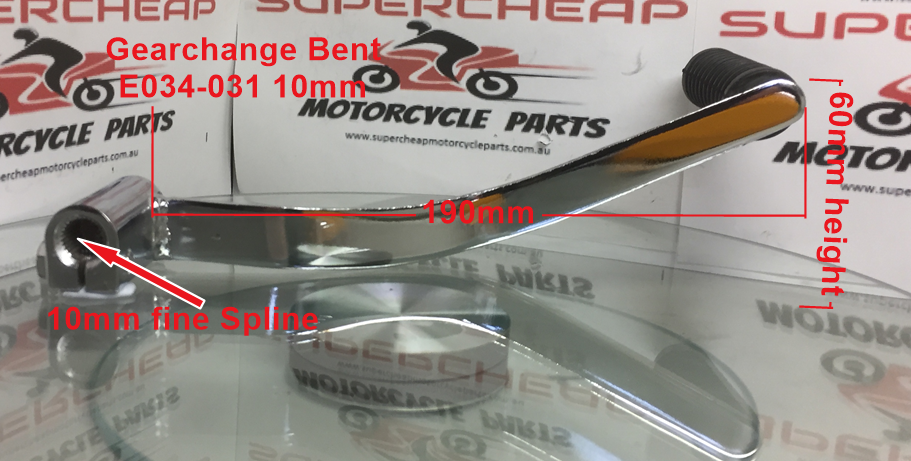 Gear Change,  E034-031, 10mm Spline. Offset Lever. image 3