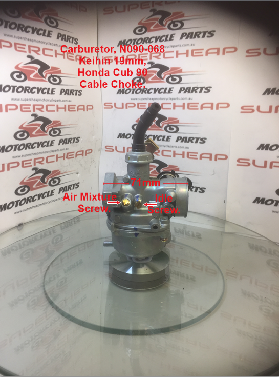 Carburetor, N090-068, 19mm For Honda C90, C90 Cub, 1980-2002 image 3