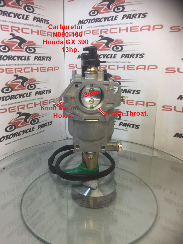 Carburetor, N090-106, 27mm, Honda GX 390, 13hp, Generators, Pumps. image 0