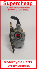 Keihin Carburetor, N090-007, 19mm with R/H cable choke. image 1