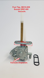 Fuel Tap,  M010-009, Suzuki DRZ400E, DRZ400 SM, SE, Vacuum operated. image 0