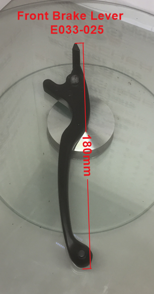 Brake Lever, E033-025, L/Hand Hydraulic for ATVs and Scooters image 3