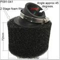 Air Filter, P091-041,35mm  Foam Angled. Suits Pit Bikes,Dirt Bikes, Buggies. image 0