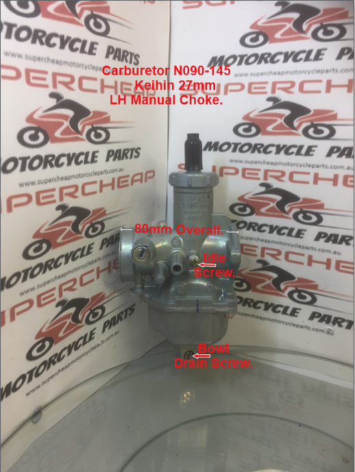 Carburetor, N090-145, Keihin 27mm, Fits Honda XL100, 125, 150cc image 3