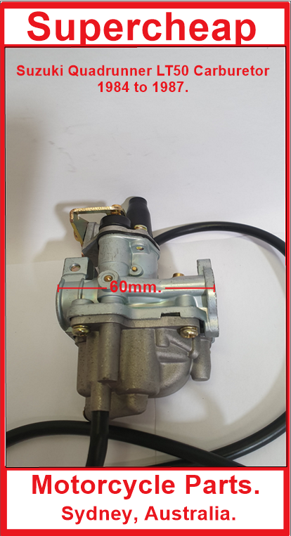 Suzuki Quadrunner LT50 Carburetor, 1984 to 1987. image 1