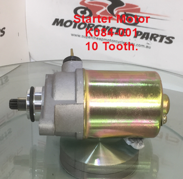 Starter Motor, K084-001, GY6 50cc, ATVs, Scooters, Go Carts, Buggies. image 4